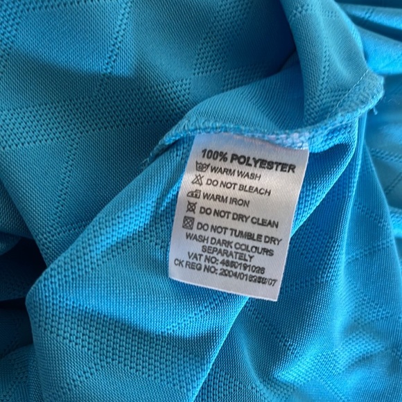 Ahead Extreme ‘Bushman Sands’ Golf Polo Shirt~Turquoise Blue~XL - Picture 7 of 7